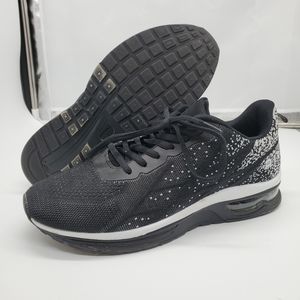 GANNOU Women's Black/White Air Athletic Running Shoes Size 9 - 9.5